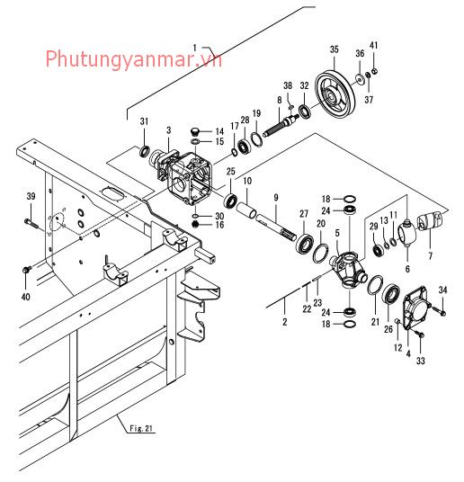 truyền động lưỡi gặt